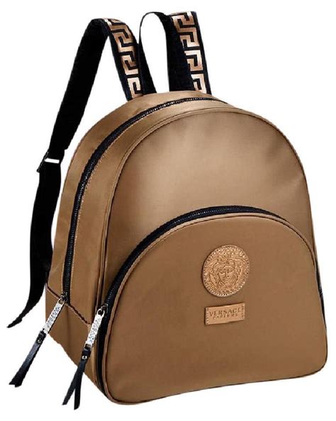 versace backpack gold|authentic versace handbags.